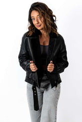 Women's exclusive lambskin coat Valeria